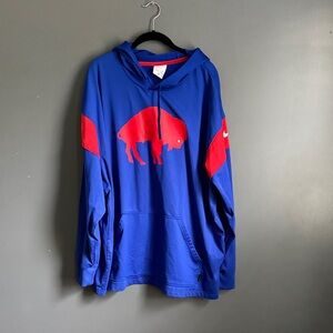 Nike Blue and Red Hoodie